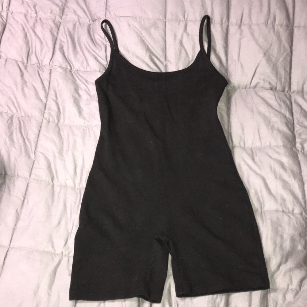 Black Shorts Bodysuit